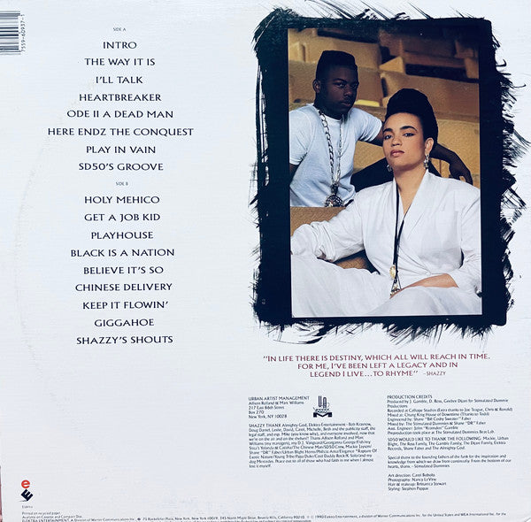 Shazzy : Attitude: A Hip-Hop Rapsody (LP, Album)