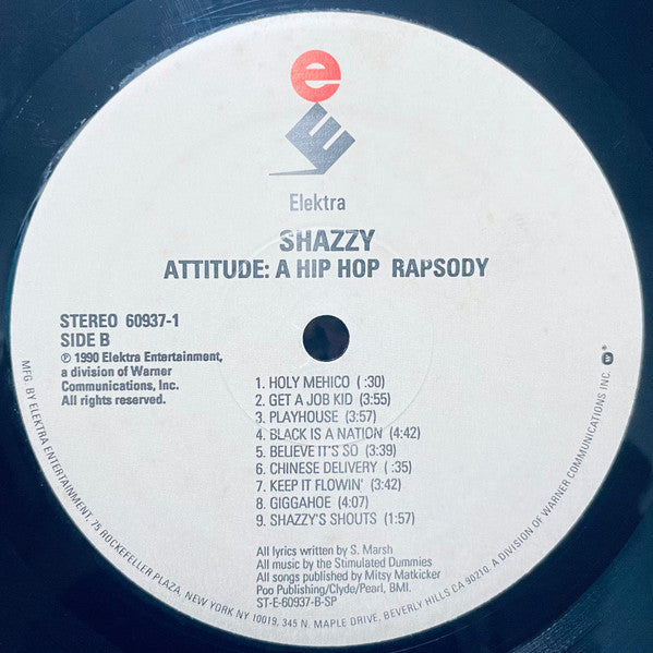 Shazzy : Attitude: A Hip-Hop Rapsody (LP, Album)