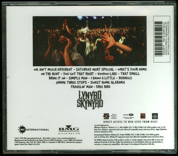 Lynyrd Skynyrd : Lyve From Steel Town (CD, Album, Club + CD, Album, Club, Enh)
