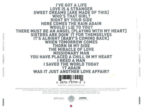 Eurythmics : Ultimate Collection (CD, Comp, RM)