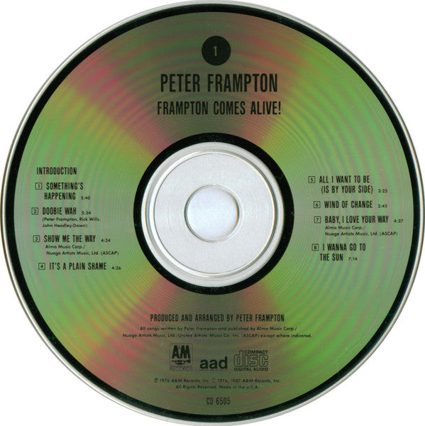 Peter Frampton : Frampton Comes Alive! (2xCD, Album, RE)