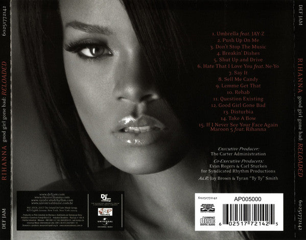 Rihanna : Good Girl Gone Bad: Reloaded (CD, Album, RE, RP, AP)