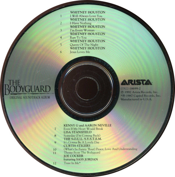 Various : The Bodyguard (Original Soundtrack Album) (CD, Album)