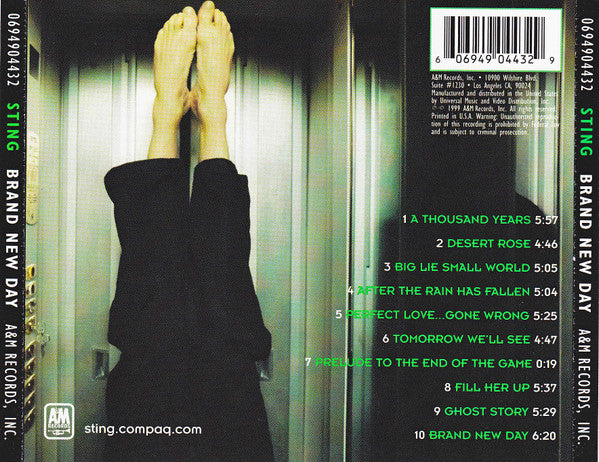 Sting : Brand New Day (CD, Album, RE, Son)