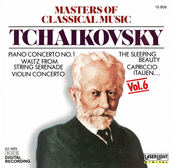 Tchaikovsky* : Masters Of Classical Music, Vol.6 • Peter Tchaikovsky (CD, Comp)