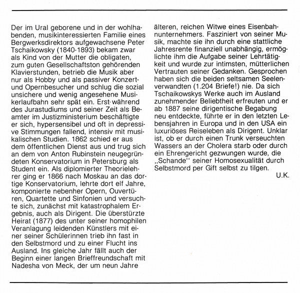 Tchaikovsky* : Masters Of Classical Music, Vol.6 • Peter Tchaikovsky (CD, Comp)