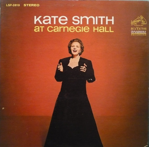 Kate Smith (2) : Kate Smith At Carnegie Hall (LP, Album, RE)