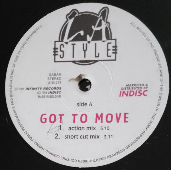 L.A. Style : Got To Move (12")