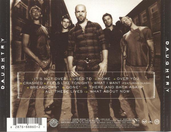 Daughtry : Daughtry (CD, Album, Son)