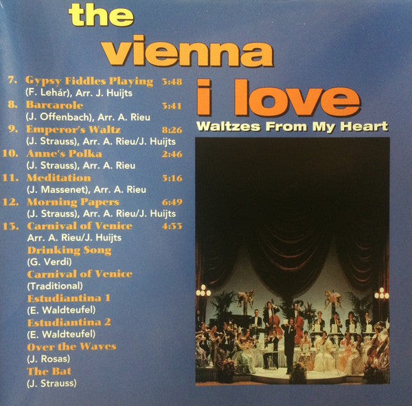 André Rieu, Johann Strauß Orchestra : The Vienna I Love - Waltzes From My Heart (CD, Album)