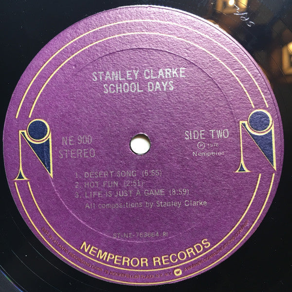Stanley Clarke : School Days (LP, Album, RE, RI )