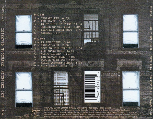 Led Zeppelin : Physical Graffiti (2xCD, Album, RE, RM, RP)