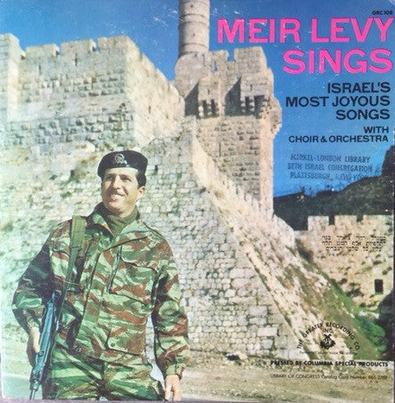 Meir Levy : Meir Levy Sings Israel's Most Joyous Songs (LP, Album)