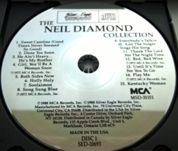 Neil Diamond : The Neil Diamond Collection (30 Smash Hits) (2xCD, Comp, RM)