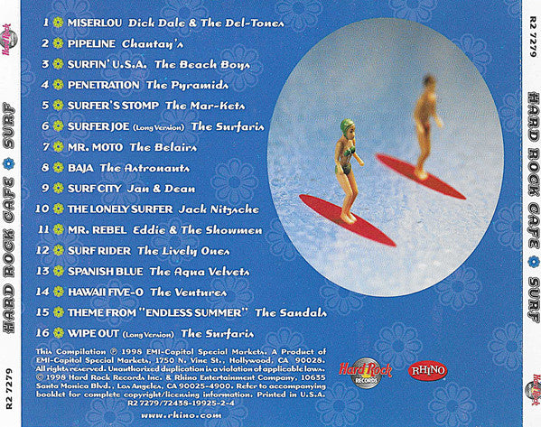 Various : Hard Rock Cafe: Surf (CD, Comp, RM)