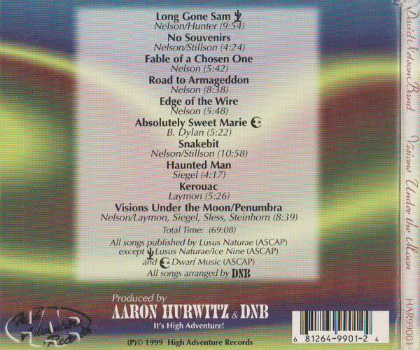 David Nelson Band* : Visions Under The Moon (CD, Album)