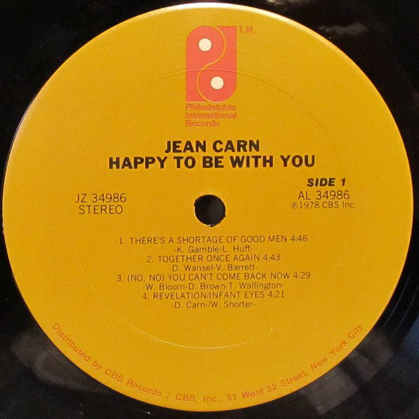 Jean Carn : Happy To Be With You (LP, Album, San)