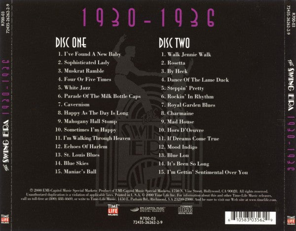 Various : The Swing Era 1930-1936 (2xCD, Comp)