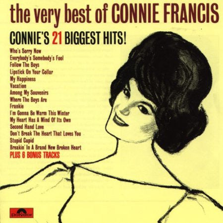 Connie Francis : The Very Best Of Connie Francis (CD, Comp, Mono, RE, RM)