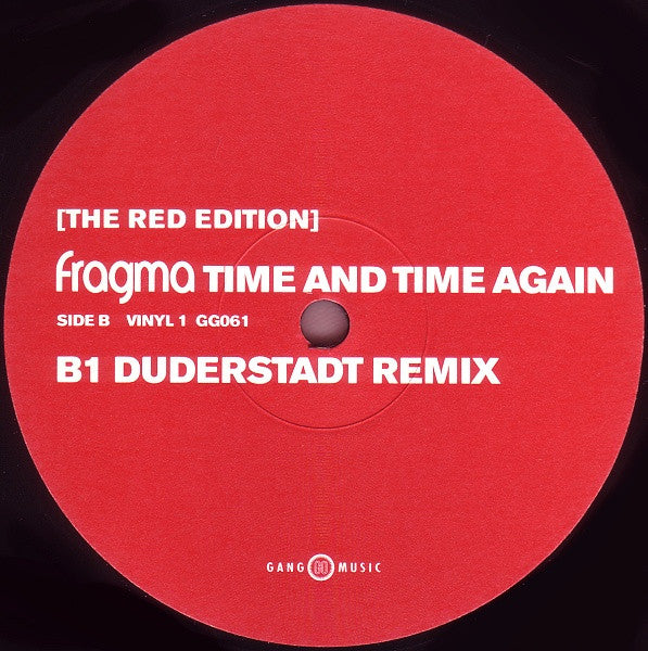 Fragma : Time And Time Again (The Red Edition - Vinyl 1) (12", Red)