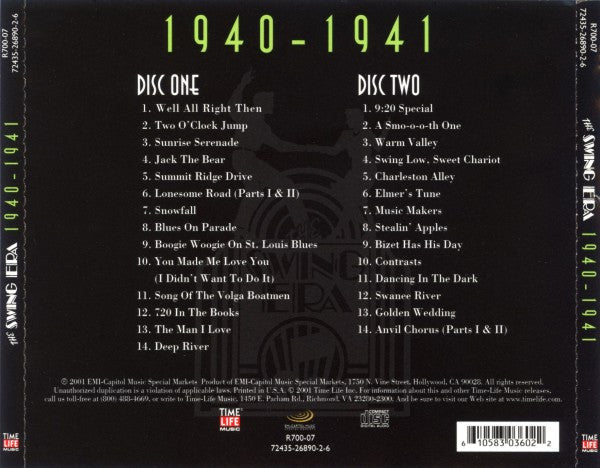 Various : The Swing Era 1940-1941 (2xCD, Comp, RE)