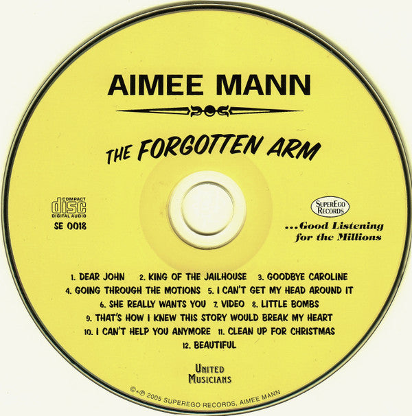 Aimee Mann : The Forgotten Arm (CD, Album, Dig)