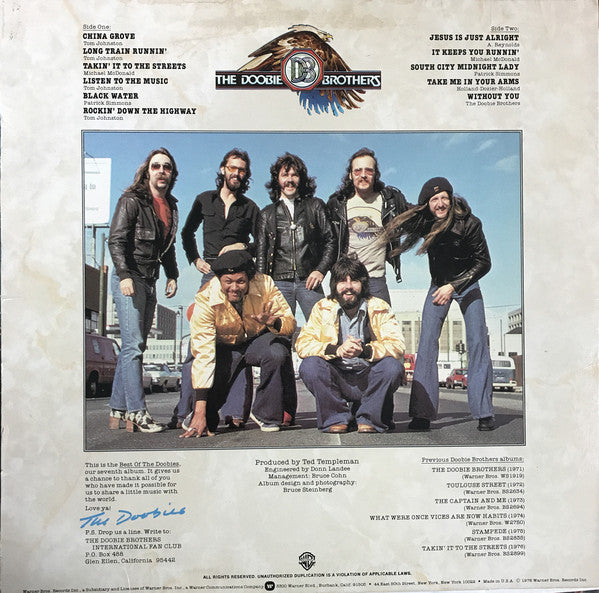 The Doobie Brothers : Best Of The Doobies (LP, Comp, RE, San)