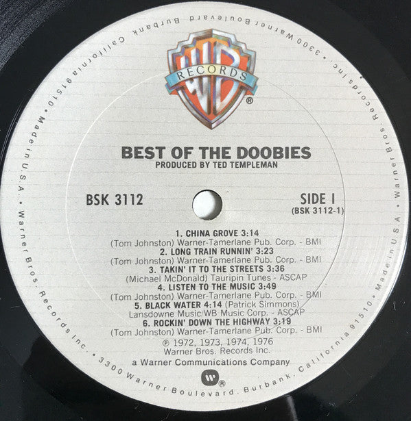 The Doobie Brothers : Best Of The Doobies (LP, Comp, RE, San)