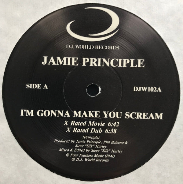 Jamie Principle : I'm Gonna Make You Scream (12")