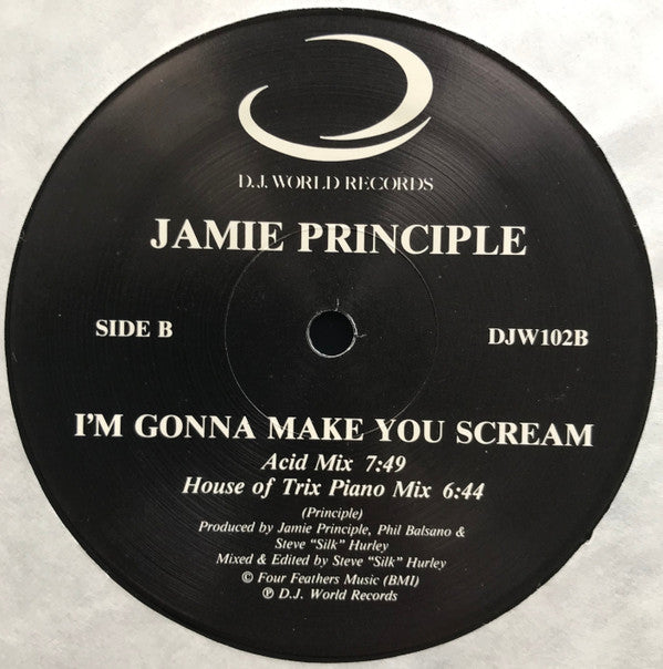 Jamie Principle : I'm Gonna Make You Scream (12")