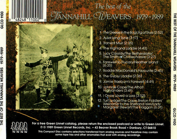 The Tannahill Weavers : The Best Of The Tannahill Weavers 1979-1989 (CD, Comp, RE)