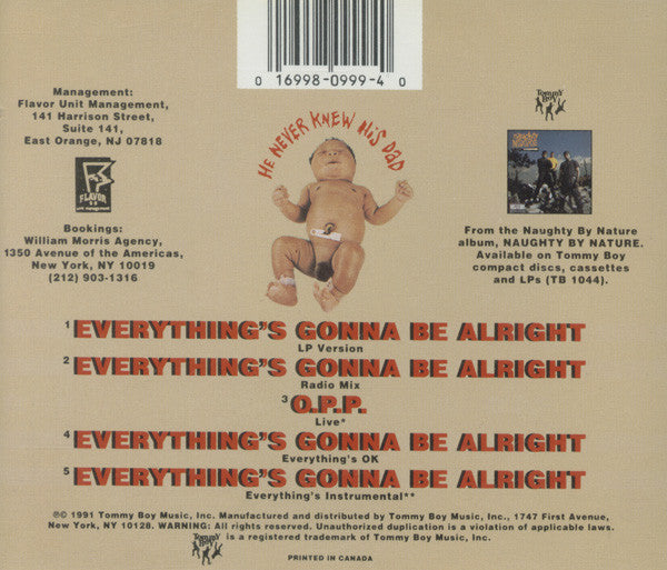 Naughty By Nature : Everything's Gonna Be Alright (CD, Maxi)