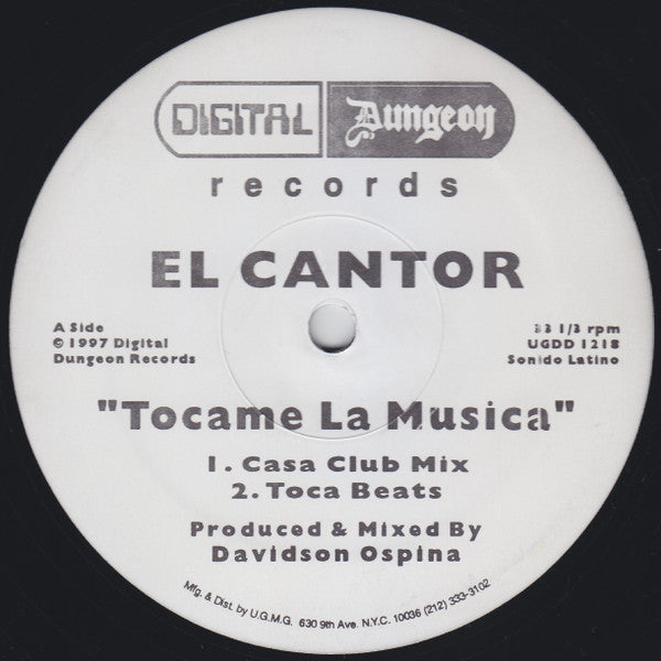 El Cantor : Tocame La Musica (12")