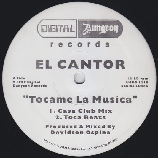 El Cantor : Tocame La Musica (12")