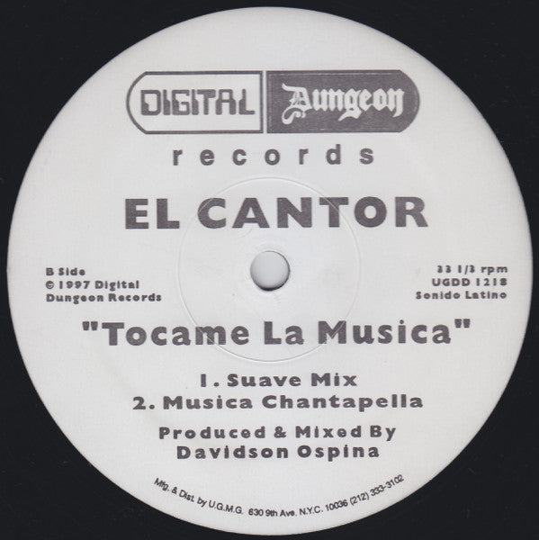 El Cantor : Tocame La Musica (12")