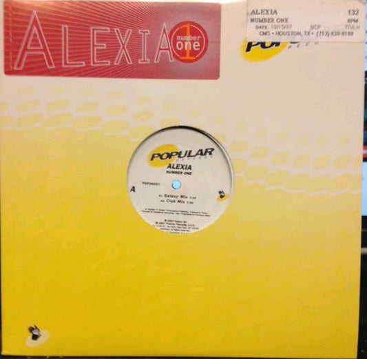 Alexia : Number One (12", Single)