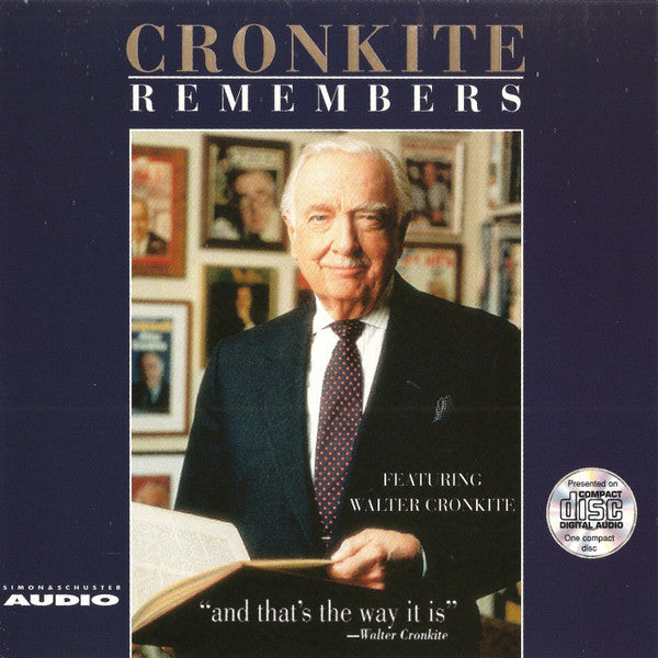 Walter Cronkite : Cronkite Remembers (CD, Promo, Smplr)