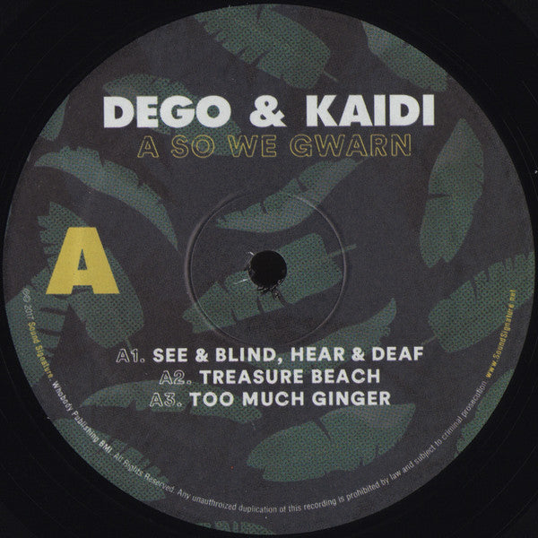 Buy Dego & Kaidi* : A So We Gwarn (2x12