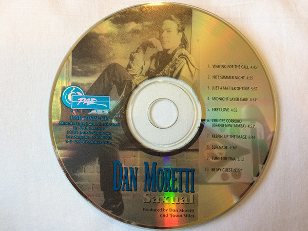 Dan Moretti : Saxual (CD, Album)