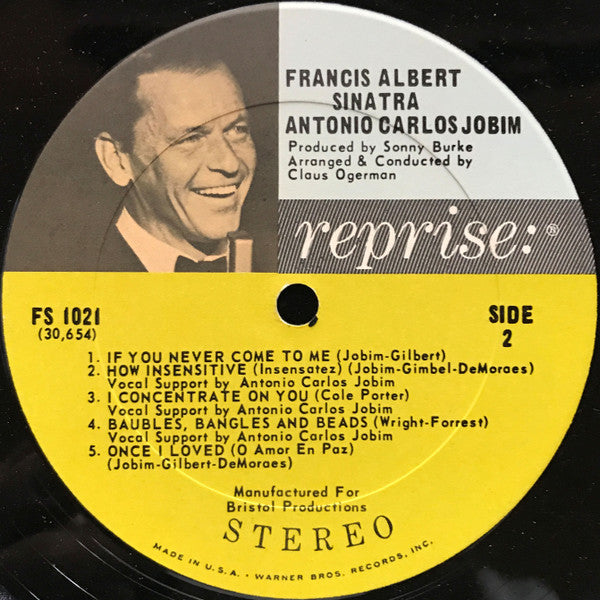 Francis Albert Sinatra* & Antonio Carlos Jobim : Francis Albert Sinatra & Antonio Carlos Jobim (LP, Album, M/Print)