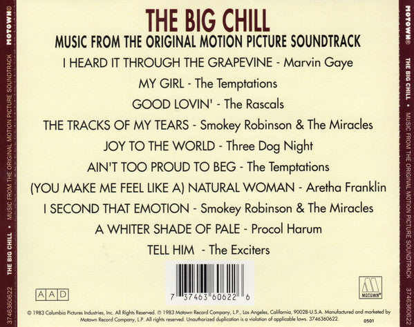 Various : The Big Chill (Original Motion Picture Soundtrack) (CD, Comp)