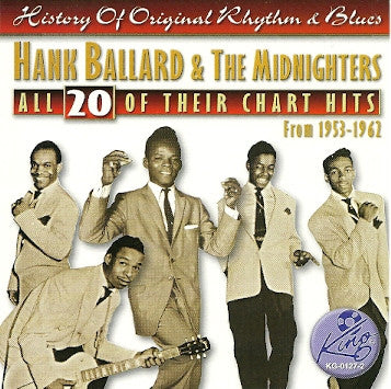 Hank Ballard & The Midnighters : 20 Hits: All 20 Of Their Chart Hits (1953-1962) (CD, Comp, RP)