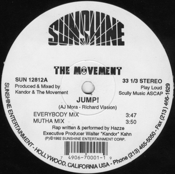 The Movement (3) : Jump! (12")