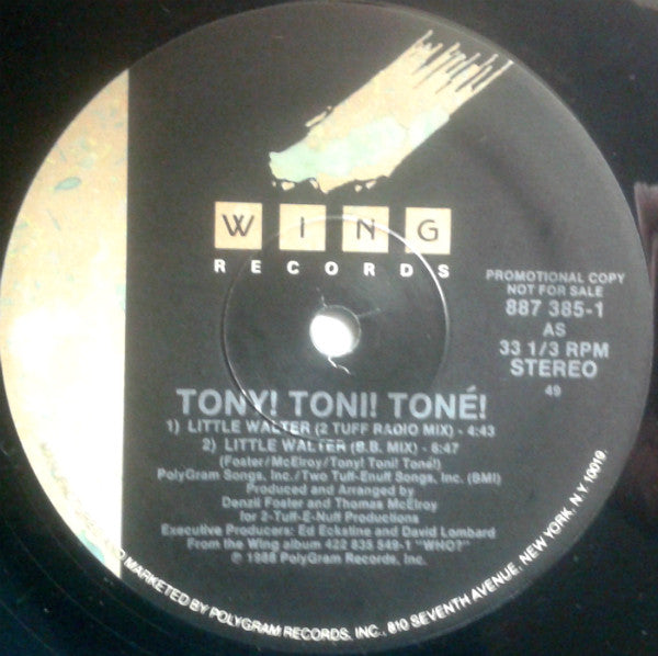 Tony! Toni! Toné! : Little Walter (12", Single, Promo)