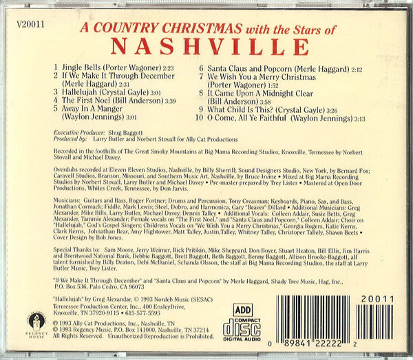 Various : A Country Christmas With The Stars Of Nashville (CD, Album)