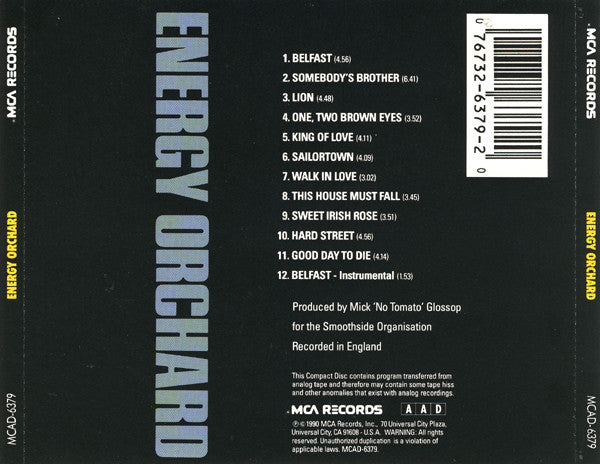 Energy Orchard : Energy Orchard (CD, Album)