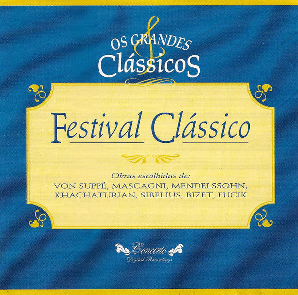 London Festival Orchestra (2), Alfred Scholz : Festival Clássico (CD, Comp)