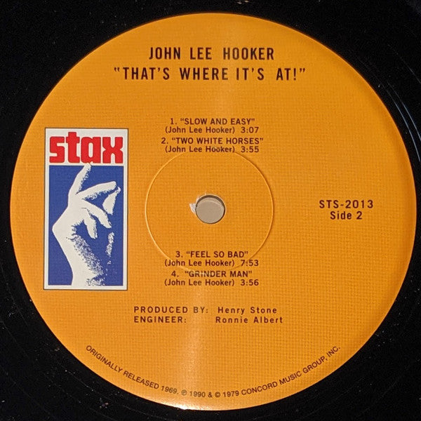 John Lee Hooker : That's Where It's At (LP, Album, RE)