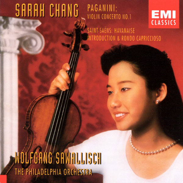 Sarah Chang, Paganini*, Saint-Saëns*, Wolfgang Sawallisch, The Philadelphia Orchestra : Violin Concerto No. 1 / Havanaise / Introduction & Rondo Capriccioso (CD, Album, Club)