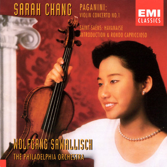 Sarah Chang, Paganini*, Saint-Saëns*, Wolfgang Sawallisch, The Philadelphia Orchestra : Violin Concerto No. 1 / Havanaise / Introduction & Rondo Capriccioso (CD, Album, Club)